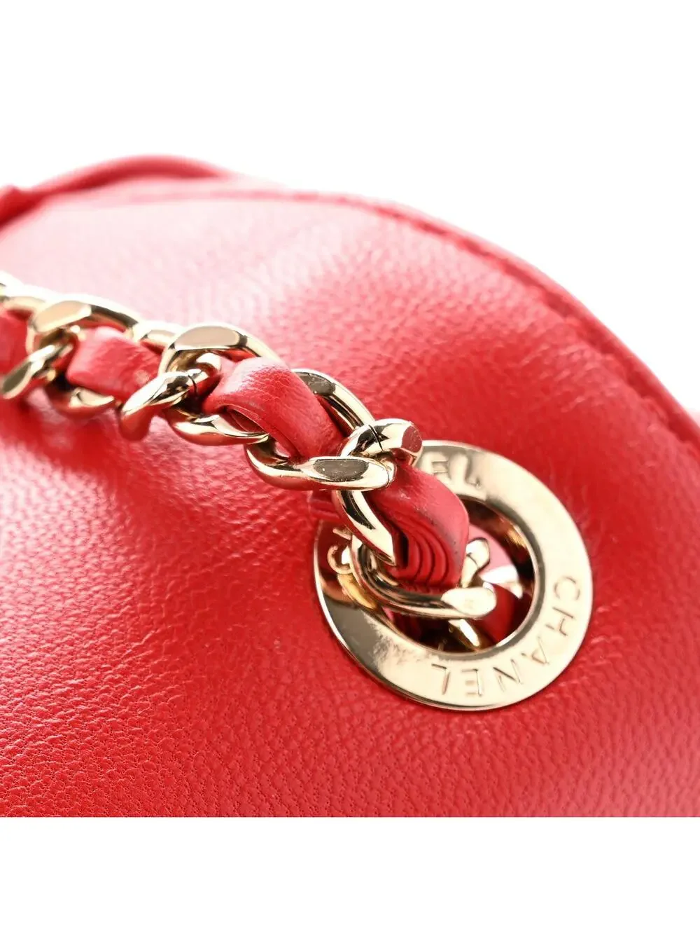 Chanel Lambskin Cc Mania Backpack Red #324088C18B